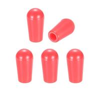 QUARKZMAN 5 Pcs Bouton De Commute Pour Guitare Electrique, Filetage 8/32" Capuchon De Commute 5-Way 3-Way, Pieces De Remplacement Durables Pour Guitare Electrique Import Style, Pink