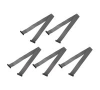 QUARKZMAN 5 Pcs Câble Ruban Plat IDC, Pas 1.27mm Largeur 16mm Longueur 30cm 26 Broches Connecteur Ruban Plat FC à FC Fil de Jumelage pour PC, Écrans LED