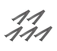 QUARKZMAN 5 Pcs Câble Ruban Plat IDC, Pas 1.27mm Largeur 19mm Longueur 30cm 30 Broches Connecteur Ruban Plat FC à FC Fil Jumper pour PC, Écrans LED