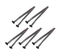 QUARKZMAN 5 Pcs Câble Ruban Plat IDC, Pas De 1.27mm Largeur De 6mm Longueur De 20cm 10 Broches FC à FC Connecteur Ruban Plat Câble Jumper pour PC, Écrans LED