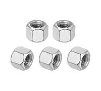 QUARKZMAN 5 Pcs Ecrous M10x1.5mm, 304 Acier Inoxydable Métrique Hexagonal À Dôme, Finition Brillante Pour Luminaires, Machines, Projets DIY