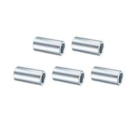 QUARKZMAN 5 Pcs Entretoise En Acier Galvanisé 1/2" Alésage x 3/4" OD x 1-1/2" Longueur, Bague D'entretoise Non Filetée Finition Lisse, Entretoise Ronde En Métal Pour Vis M12 Et Boulons