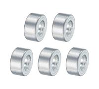 QUARKZMAN 5 Pcs Entretoise En Acier Galvanisé 3/8" Alésage x 3/4" OD x 3/8" Longueur, Bague D'entretoise Non Filetée Finition Lisse, Entretoise Ronde En Métal Pour M12 Vis Boulons