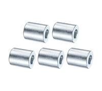 QUARKZMAN 5 Pcs Entretoise En Acier Galvanisé 3/8" Alésage x 3/4" OD x 7/8" Longueur, Bague D'entretoise Non Filetée Finition Lisse, Entretoise Ronde En Métal Pour Vis M12 Et Boulons