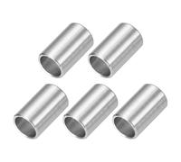 QUARKZMAN 5 Pcs Entretoises en Acier Inoxydable, 8mm ID x 10mm OD x 16mm L Acier Inoxydable 304 Entretoise de Vis à Douille Ronde Non Filetée Rondelle pour 5/16" ou M8 Vis Boulons Écrous