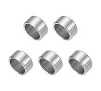 QUARKZMAN 5 Pcs Entretoises en Acier Inoxydable, 8mm ID x 10mm OD x 5mm L Acier Inoxydable 304 Entretoise de Vis à Douille Ronde Non Filetée Rondelle pour 5/16" ou M8 Vis Boulons Écrous
