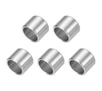 QUARKZMAN 5 Pcs Entretoises en Acier Inoxydable, 8mm ID x 10mm OD x 8mm L Acier Inoxydable 304 Entretoise de Vis à Douille Ronde Non Filetée Rondelle pour 5/16" ou M8 Vis Boulons Écrous