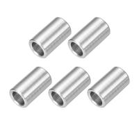 QUARKZMAN 5 Pcs Entretoises en Acier Inoxydable, 8mm ID x 12mm OD x 20mm L Acier Inoxydable 304 Entretoise de Vis à Douille Ronde Non Filetée Rondelle pour 5/16" ou M8 Vis Boulons Écrous