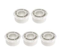 QUARKZMAN 5 Pcs Manchon Réducteur PVC Filetage Mâle G2" Vers Filetage Femelle G1" Raccord Réducteur Adaptateur PVC Pour Système De Plomberie De Connexion De Tuyaux, Blanc