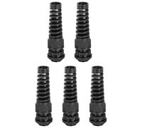 QUARKZMAN 5 Pcs Npt1/2" Presse-Étoupe Réglable 6-12mm en Nylon PA66 Connecteurs Étanches IP68 AVEC Double Joints Anti-Corrosion pour Systèmes Électriques Industriels/Extérieurs