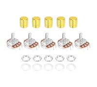QUARKZMAN 5 Pcs Potentiometre Rotatif 1M Ohm WH138 Potentiometres Or