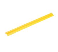 QUARKZMAN 5 Pcs Tiges De Soudage Plastique Jaunes 9.5mm x 330mm HDPE Bande Plate De Soudage Plastique Pour Réparation Citernes D'Eau Palettes Chariots Poubelles Auges(0.4inch x 13inch)