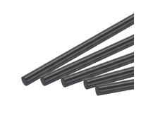 QUARKZMAN 5 Pièces Barre en Fibre de Carbone, 7mm x 100mm Tige de Carbone pour avion RC, Bricolage, Cerf-Volant, Tube d'Aile de Quadricoptère, Réparation de Bras