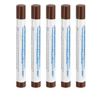 QUARKZMAN 5 Pièces Bâtons De Remplissage, bâtons de remplissage bois, pate a bois rebouchage Pour Bois Crayons De Cire Meubles Réparation De Rayures Et Trous, Walnut B