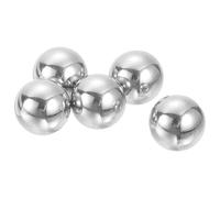 QUARKZMAN 5 Pièces Bille Acier, Diamètre 10mm G10 Billes de Précision en Acier Inoxydable 440C, Kit D'Assortiment de Roulement pour Roues de Bicyclette Patin Tiroir