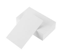 QUARKZMAN 50 Cartes Visite Papier 3,5" X 2" Cartes Visite naturels Pour Imprimante Laser Petites Cartes Message Graffiti Scrapbooking Diy Cartes Remerciement, Blanches