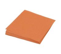 QUARKZMAN 50 Feuilles de Papier Origami Recto-Verso Orange Foncé 14 x 14cm Feuille Carrée pour Projet d'Artisanat, Débutants, Décoration de Cadeaux