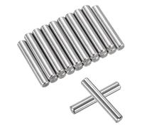 QUARKZMAN 50 Pcs 5mm x 30mm Broches d'Étagère, Chevilles d'Étagère Broches de Goujon d'Étagère, Broches de Support d'Étagère Réglables en Acier Inoxydable Argenté (0,19 x 1,18 Pouce)