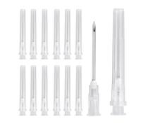 QUARKZMAN 50 Pcs Aiguilles De Distribution 16 Gauge 32 mm, Aiguille De Laboratoire À Luer Lock, Embouts En Acier Inoxydable Pour Distribution Industrielle Et Laboratoire, Recharge D'encres