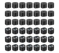 QUARKZMAN 50 Pcs Buzzer Passif DC 1.5-12V 12x8.5mm Alarme Electrique Sonore Piezo Bip Sonore Continu Pour Circuits Physique Alarme Securite Cartes De Developpement Maison Magasin