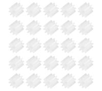 QUARKZMAN 50 Pcs Engrenages En Plastique 10 Dents Engrenage Moteur Plastique Modèle 102A Engrenage Réducteur Pour RC Car Model DIY Robot (Blanc, Module 0.5)