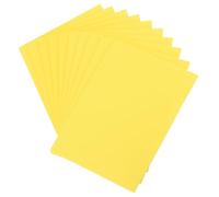 QUARKZMAN 50 Pcs Mousse EVA Jaune 20 cm x 15 cm 2 mm d'Épaisseur Feuilles de Mousse EVA pour Costumes, Projets d'Art et d'Artisanat