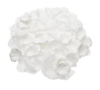 QUARKZMAN 5000 Pcs Petale de Rose Artificielle en Soie pour Mariage de Fleurs Artificielles en Vrac pour Confettis de Noces (Blanc)