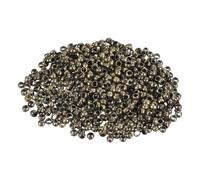 QUARKZMAN 500Pcs Perles de Sertissage Rondes, Perles d'Espacement en Laiton de 2mm, Perles Lâches en Métal, Extrémités de Pince, Arrêts Minuscules pour L'Artisanat DIY, Bronze
