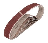 QUARKZMAN 50mm x 1220mm Bandes Abrasives, 6 Pièces 40 Grain Ceinture Abrasive en Oxyde D'Aluminium pour Travail du Bois, Polissage du Métal, Affûteuse de Couteaux