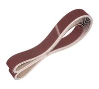 QUARKZMAN 50mm x 1829mm Bandes de Ponçage, 10 Pcs 120 Grains Bande Abrasive en Oxyde D'Aluminium pour Travail du Bois, Polissage Métallique, Affûteuse de Couteaux