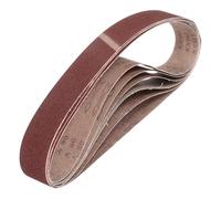 QUARKZMAN 50mm x 915mm Bandes Abrasives, 6 Pcs 80 Grain Ceinture Abrasive en Oxyde D'Aluminium pour Travail du Bois, Polissage Métallique, Affûteuse de Couteaux
