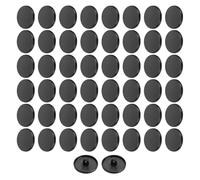 QUARKZMAN 50pcs 32L Boutons Ronds Plats Métalliques À Coudre 20mm Alliage Manchon Bouton De Remplacement Pour Hommes Femmes Costue Manteau Laine Chemise Pantalon Couture, Noir Mat