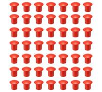 QUARKZMAN 50Pcs Bouchons Cèpe Barres D'Armature, Bouchons De Sécurité En Plastique Barres D'Armature Adaptés 0.79-1.26 Pouce Protection Des Pieux De Construction, Piquets De Jardinage,