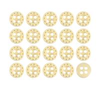 QUARKZMAN 50Pcs Boutons en Bois, 10mm, 4 Trous, Bouton Rond en Bois, Bouton de Couture en Bois, Motif à Lignes Pointillées pour Couture, Loisirs Créatifs, Vêtements, Bois Naturel