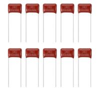 QUARKZMAN 50pcs Condensateur CBB22 630V 472J 4.7NF Condensateurs À Film Polypropylène Métallisé