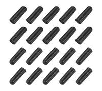 QUARKZMAN 50Pcs Embouts Thermorétractables 10mm ID x 35mm L Ratio 3:1 Noir | Étanche, Fil Électrique Gaine Thermorétractable Caps Lined Scellé pour Câble