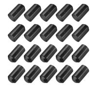 QUARKZMAN 50Pcs Embouts Thermorétractables 30mm ID x 55mm L Ratio 3:1 Étanche Fil Électrique Gaine Thermorétractable Caps Lined Scellé pour Câble, Noir