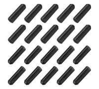 QUARKZMAN 50Pcs Embouts Thermorétractables 8mm Id x 30mm L Ratio 3:1 Étanche Fil Électrique Gaine Thermorétractable Caps Lined Scellé pour Fil Câble, Noir