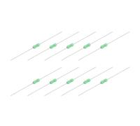 QUARKZMAN 50Pcs Fusible Micro 5A 250V à Déclenchement Rapide Vert | Fusibles Pico de Barrière Électrique pour Moteur Transformateur Appareil Électrique Industriel Domestique, 2,4x7mm Résine