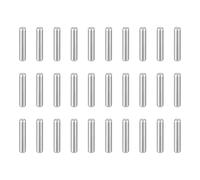QUARKZMAN 50pcs Goujons Cylindriques M2.5(2.5mm) x 10mm 304 Acier Inoxydable Chevilles De Support Pour Étagères Tiges D'Éléments De Fixation Pour Appareils Métalliques Meubles, Argent