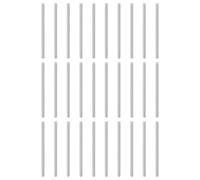 QUARKZMAN 50pcs Goujons Cylindriques M2.5(2.5mm) x 45mm 304 Acier Inoxydable Éléments de Fixation pour Étagères Supports pour Meubles en Bois DIY Installation Métallique, Argenté