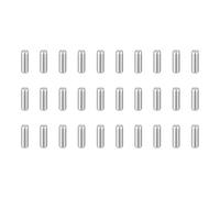 QUARKZMAN 50pcs Goujons Cylindriques M2.5(2.5mm) x 6mm 304 Acier Inoxydable Éléments De Fixation Pour Étagères Supports En Métal Meubles En Bois Installation DIY, Argent