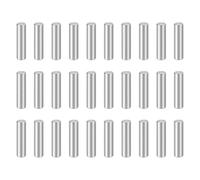 QUARKZMAN 50pcs Goujons Cylindriques M3.5(3.5mm) x 16mm En Acier Inoxydable 304 Picots De Support Pour Etagere Elements De Fixation Pour Dispositifs Metalliques Meubles, Argent