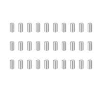 QUARKZMAN 50pcs Goujons Cylindriques M4 (4mm) x 8mm 304 Acier Inoxydable Éléments De Fixation Pour Étagères Tiges De Support Pour Meubles En Bois Installation DIY Métal, Argenté