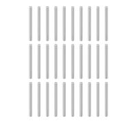 QUARKZMAN 50pcs Goujons M1.5(1.5mm) x 21mm 304 Acier Inoxydable Cylindrique Chevilles Support Etagere Tiges Fixation Elements pour Metal Devices Wood Furniture DIY Installation, Silver