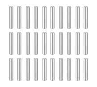 QUARKZMAN 50pcs Goujons M6(6mm) x 35mm En Acier Inoxydable 304 Support Cylindrique Pour Étagère Tige Élément De Fixation Pour Dispositifs Métalliques Meubles En Bois Installation DIY, Argent