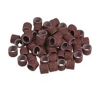 QUARKZMAN 50pcs Ponçage Tambours 1/2 pouce Mini Ponçage Manchons 80 Grain Ponçage Bandes pour Tambour Ponceuse Rotative Outils