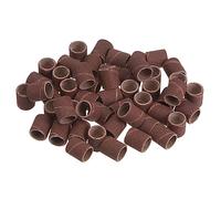QUARKZMAN 50pcs Ponçage Tambours 3/8 pouce Mini Ponçage Manchons 180 Grain Ponçage Bandes pour Tambour Ponceuse Rotative Outils