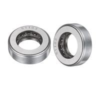 QUARKZMAN 51103 Roulement À Butée, 4pcs Roulements À Rouleaux Coniques Butée À Billes Complètes Acier Chromé Cémenté, 0.69" Alésage x 1.22" OD x 0.39" Largeur (One-Piece)