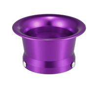 QUARKZMAN 55mm Cornet Admission Moto Alliage Aluminium Moto Tout-Terrain | Violet, Universel Moto, Quad, Pour Honda, Pour Kawasaki, Pour Yamaha, Diamètre 55mm, Filetage M4x0.7, 4.5x8.1cm, 1pc